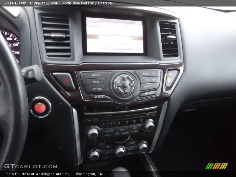 Arctic Blue Metallic / Charcoal 2014 Nissan Pathfinder SL AWD