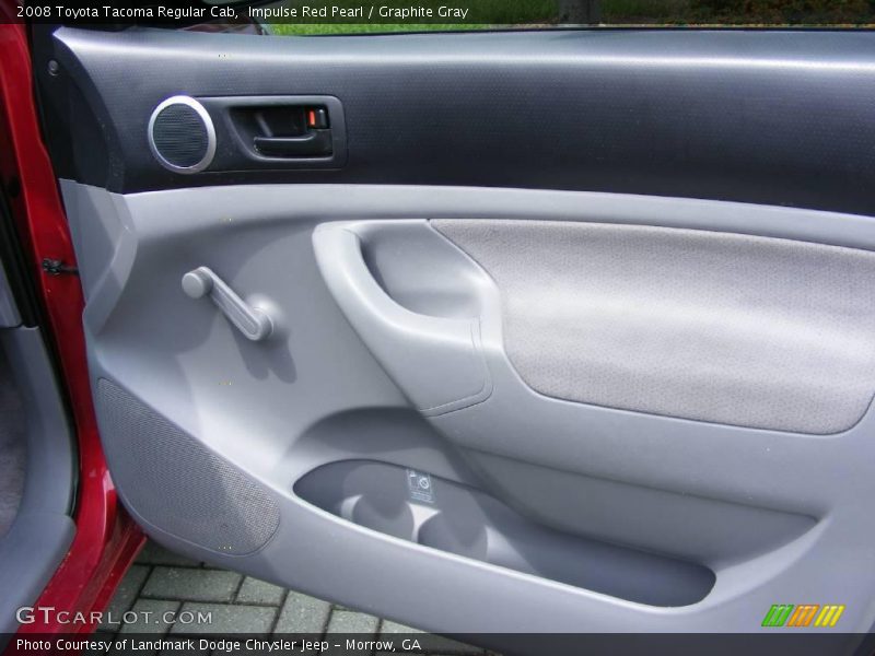 Impulse Red Pearl / Graphite Gray 2008 Toyota Tacoma Regular Cab
