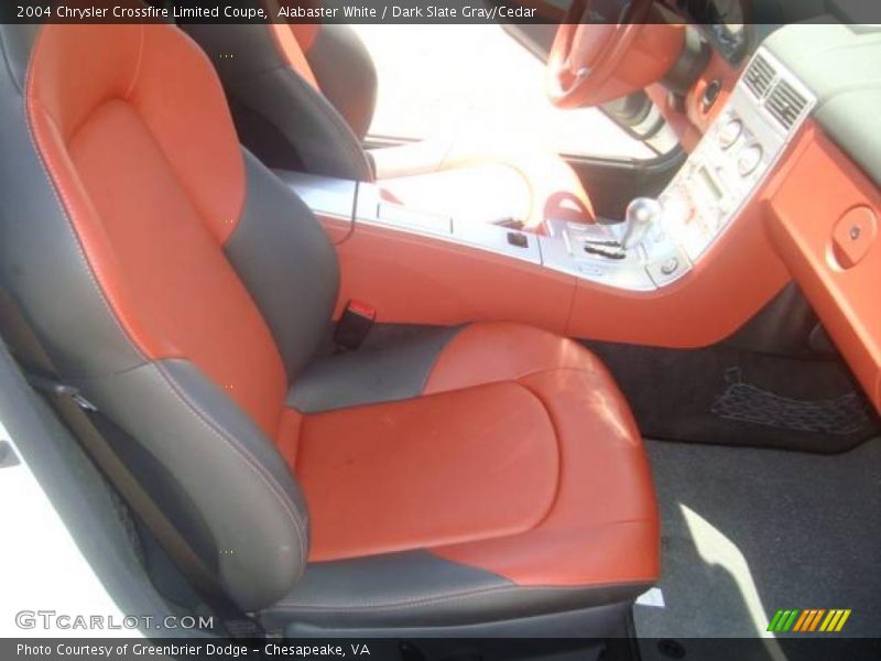 Alabaster White / Dark Slate Gray/Cedar 2004 Chrysler Crossfire Limited Coupe