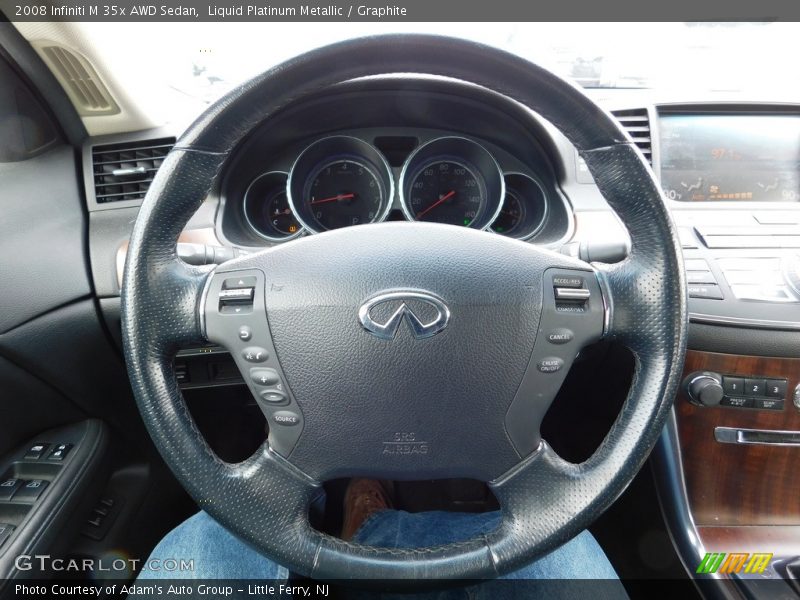 Liquid Platinum Metallic / Graphite 2008 Infiniti M 35x AWD Sedan