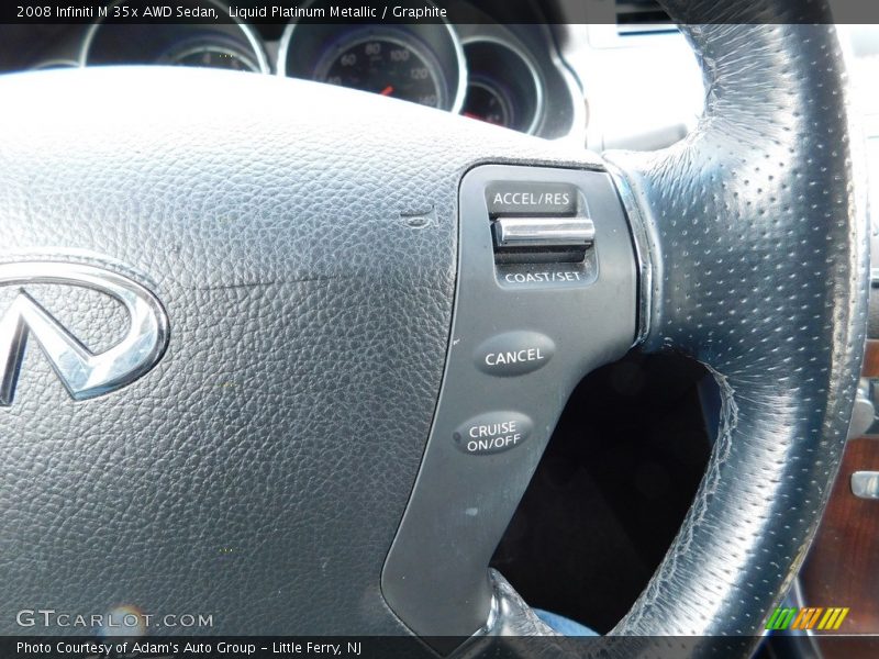 Liquid Platinum Metallic / Graphite 2008 Infiniti M 35x AWD Sedan