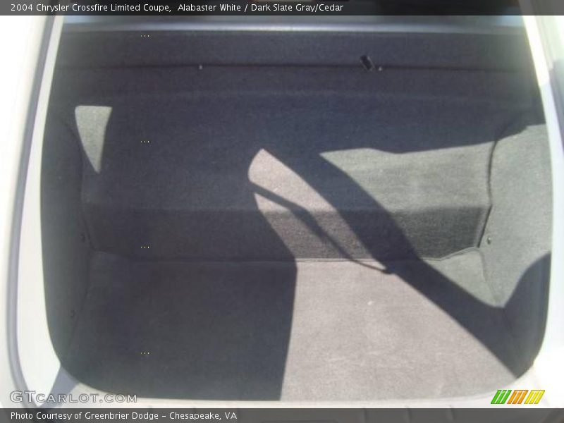  2004 Crossfire Limited Coupe Trunk