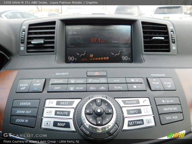 Liquid Platinum Metallic / Graphite 2008 Infiniti M 35x AWD Sedan