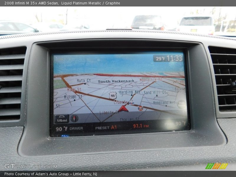 Liquid Platinum Metallic / Graphite 2008 Infiniti M 35x AWD Sedan