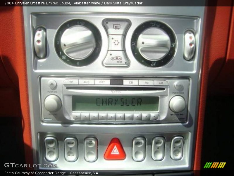 Alabaster White / Dark Slate Gray/Cedar 2004 Chrysler Crossfire Limited Coupe