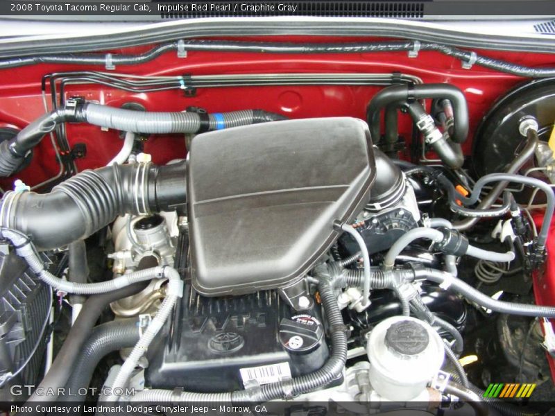 Impulse Red Pearl / Graphite Gray 2008 Toyota Tacoma Regular Cab