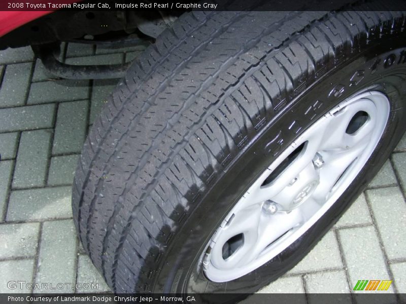 Impulse Red Pearl / Graphite Gray 2008 Toyota Tacoma Regular Cab