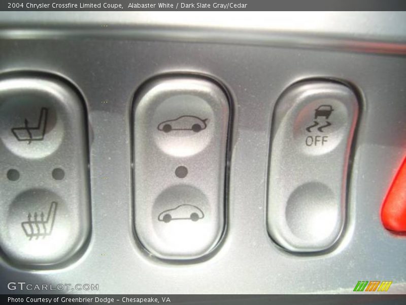 Controls of 2004 Crossfire Limited Coupe
