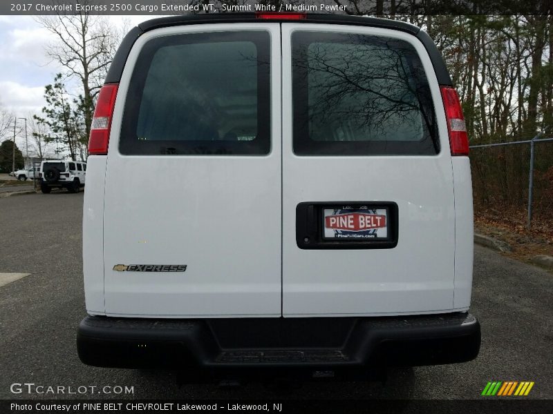 Summit White / Medium Pewter 2017 Chevrolet Express 2500 Cargo Extended WT
