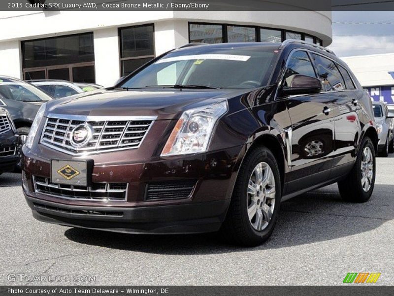 Cocoa Bronze Metallic / Ebony/Ebony 2015 Cadillac SRX Luxury AWD