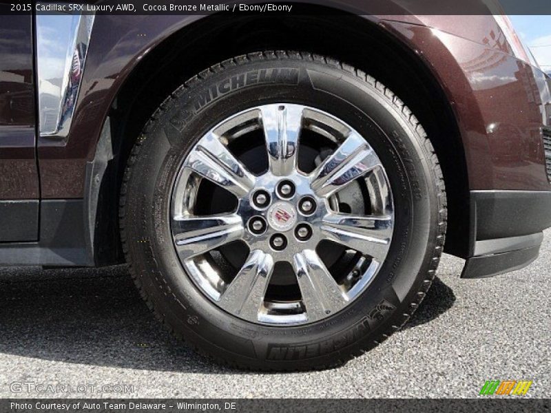Cocoa Bronze Metallic / Ebony/Ebony 2015 Cadillac SRX Luxury AWD