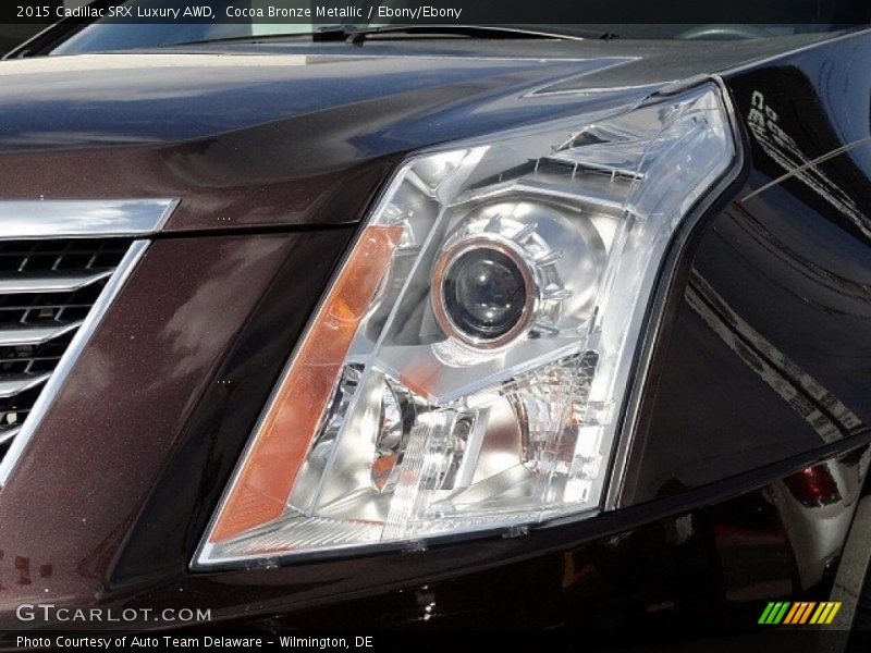 Cocoa Bronze Metallic / Ebony/Ebony 2015 Cadillac SRX Luxury AWD
