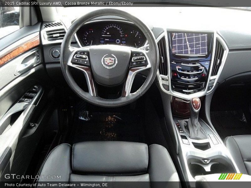 Cocoa Bronze Metallic / Ebony/Ebony 2015 Cadillac SRX Luxury AWD