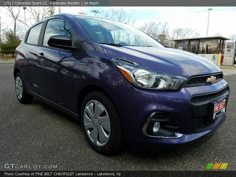Kalamata Metallic / Jet Black 2017 Chevrolet Spark LS