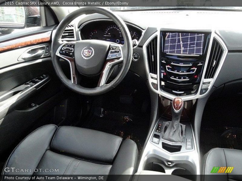Cocoa Bronze Metallic / Ebony/Ebony 2015 Cadillac SRX Luxury AWD