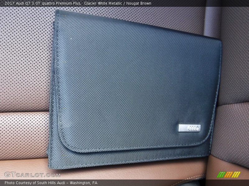Glacier White Metallic / Nougat Brown 2017 Audi Q7 3.0T quattro Premium Plus