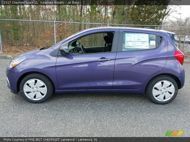 Kalamata Metallic / Jet Black 2017 Chevrolet Spark LS