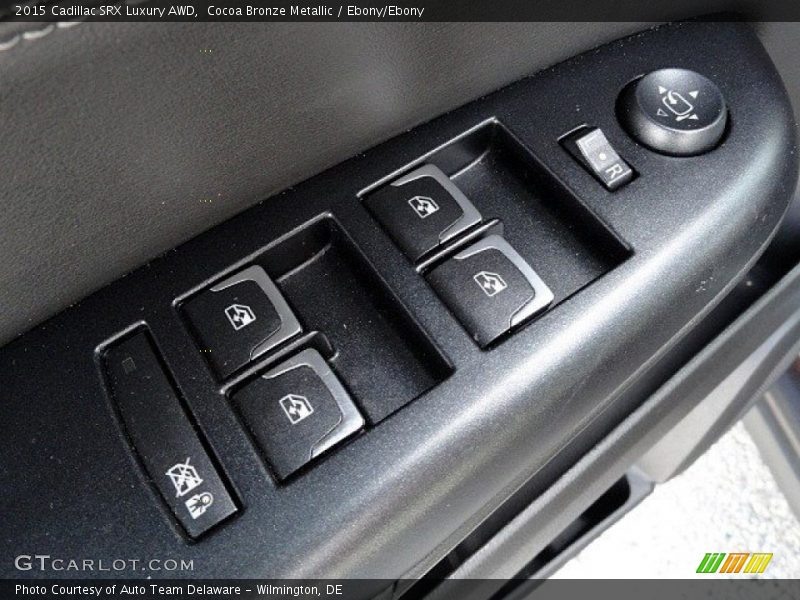Cocoa Bronze Metallic / Ebony/Ebony 2015 Cadillac SRX Luxury AWD