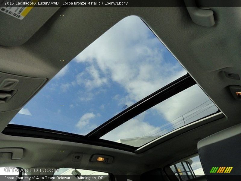 Cocoa Bronze Metallic / Ebony/Ebony 2015 Cadillac SRX Luxury AWD