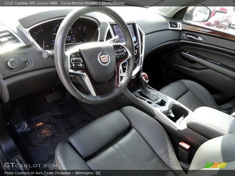 Cocoa Bronze Metallic / Ebony/Ebony 2015 Cadillac SRX Luxury AWD