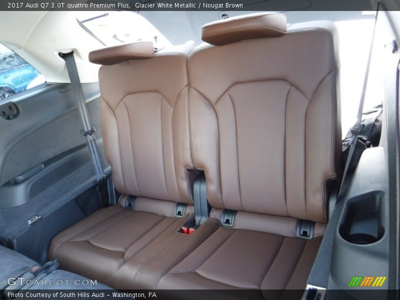 Glacier White Metallic / Nougat Brown 2017 Audi Q7 3.0T quattro Premium Plus