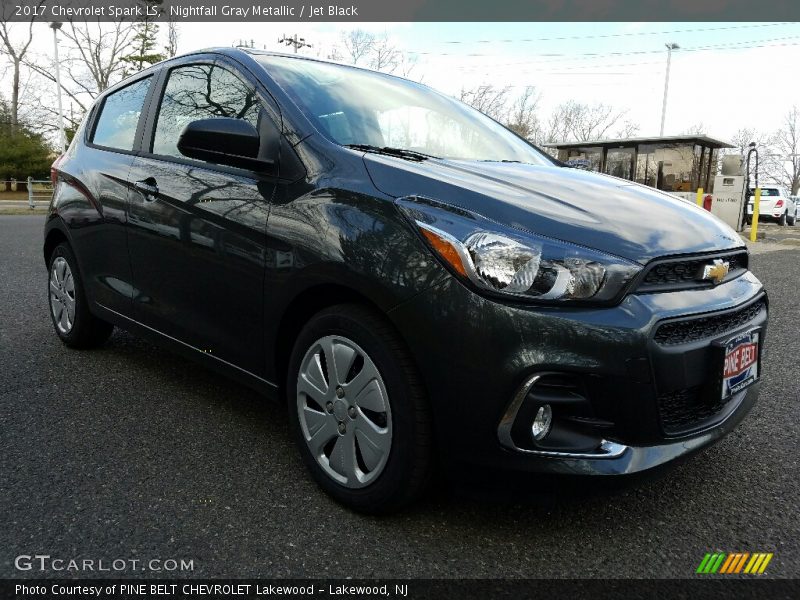 Nightfall Gray Metallic / Jet Black 2017 Chevrolet Spark LS