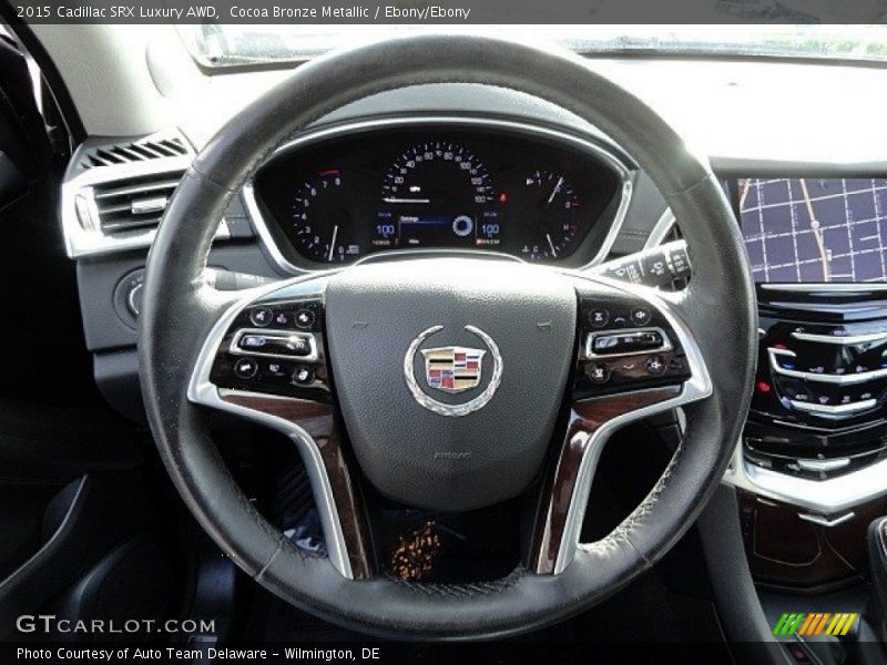 Cocoa Bronze Metallic / Ebony/Ebony 2015 Cadillac SRX Luxury AWD