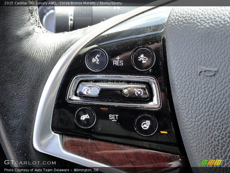 Cocoa Bronze Metallic / Ebony/Ebony 2015 Cadillac SRX Luxury AWD