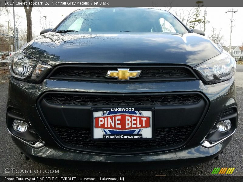 Nightfall Gray Metallic / Jet Black 2017 Chevrolet Spark LS