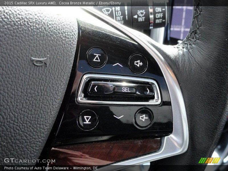 Cocoa Bronze Metallic / Ebony/Ebony 2015 Cadillac SRX Luxury AWD