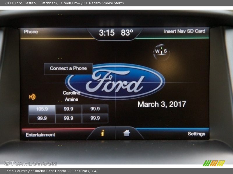 Green Envy / ST Recaro Smoke Storm 2014 Ford Fiesta ST Hatchback