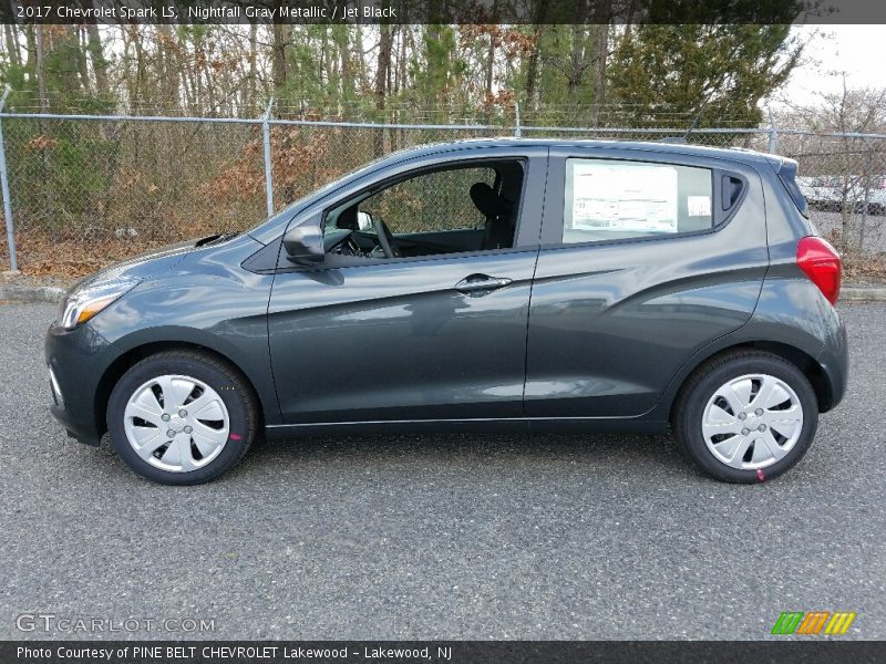 Nightfall Gray Metallic / Jet Black 2017 Chevrolet Spark LS