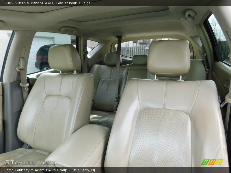 Glacier Pearl / Beige 2009 Nissan Murano SL AWD