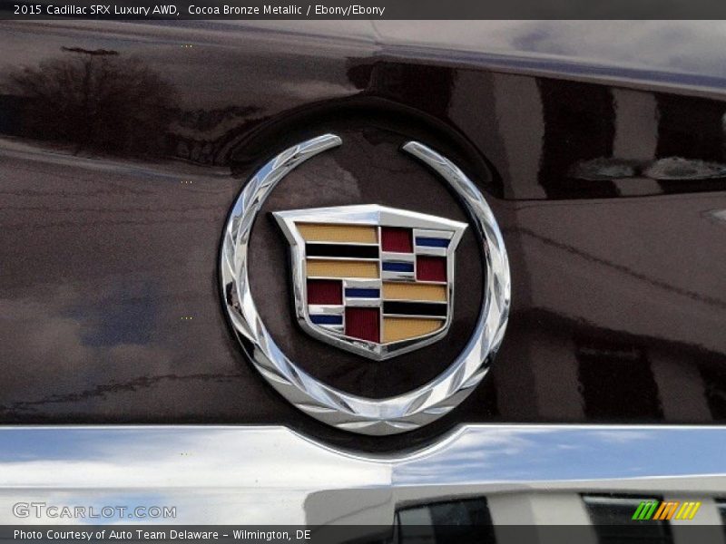 Cocoa Bronze Metallic / Ebony/Ebony 2015 Cadillac SRX Luxury AWD