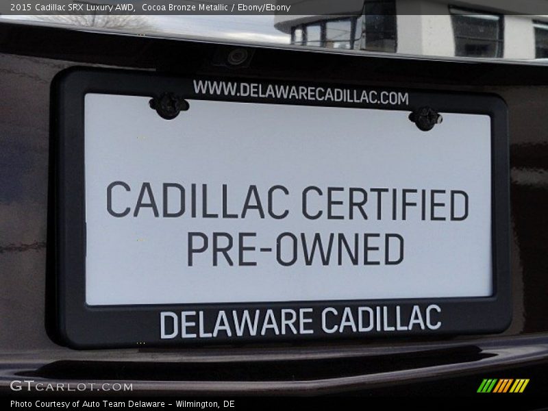 Cocoa Bronze Metallic / Ebony/Ebony 2015 Cadillac SRX Luxury AWD