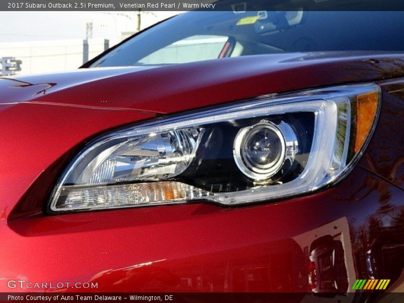 Venetian Red Pearl / Warm Ivory 2017 Subaru Outback 2.5i Premium