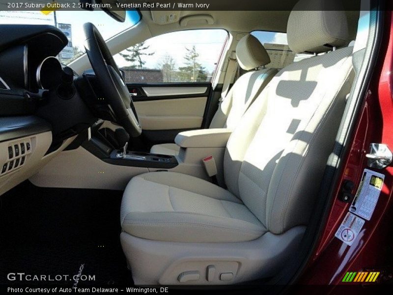 Venetian Red Pearl / Warm Ivory 2017 Subaru Outback 2.5i Premium