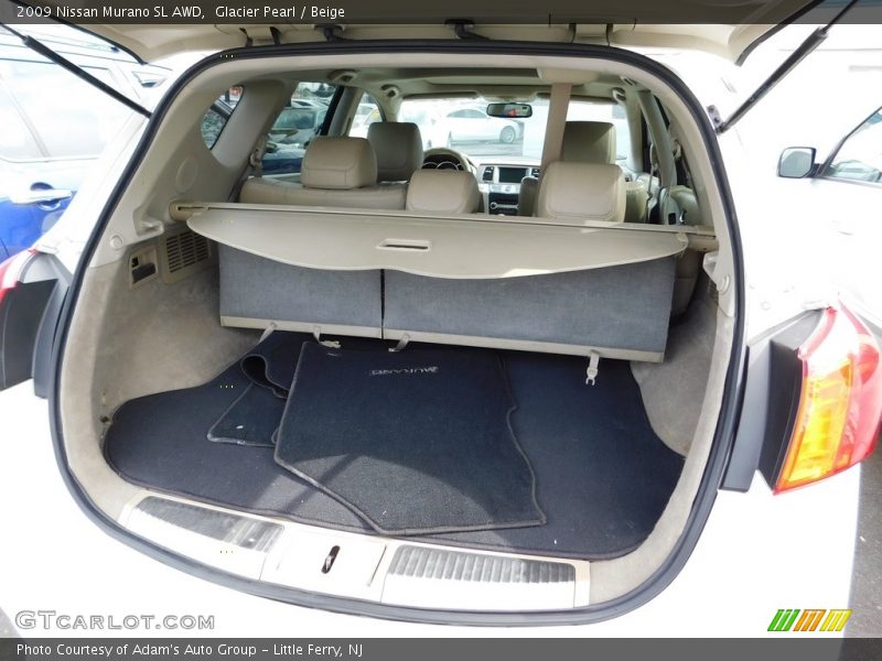 Glacier Pearl / Beige 2009 Nissan Murano SL AWD