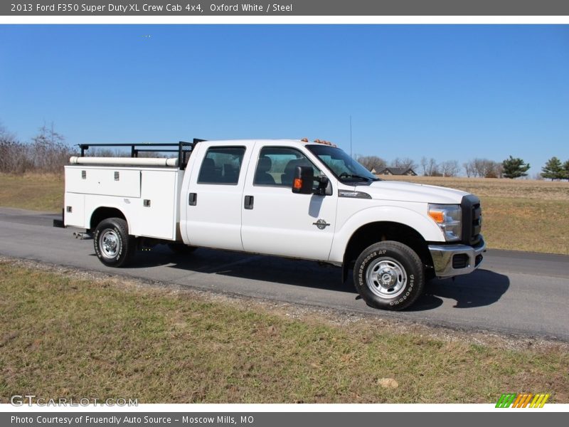 Oxford White / Steel 2013 Ford F350 Super Duty XL Crew Cab 4x4