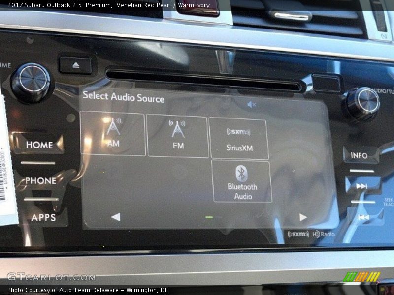 Venetian Red Pearl / Warm Ivory 2017 Subaru Outback 2.5i Premium
