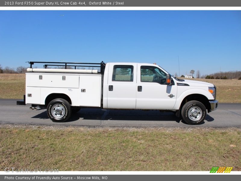 Oxford White / Steel 2013 Ford F350 Super Duty XL Crew Cab 4x4