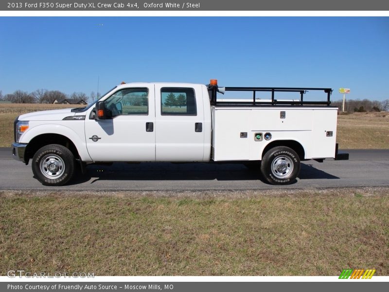 Oxford White / Steel 2013 Ford F350 Super Duty XL Crew Cab 4x4
