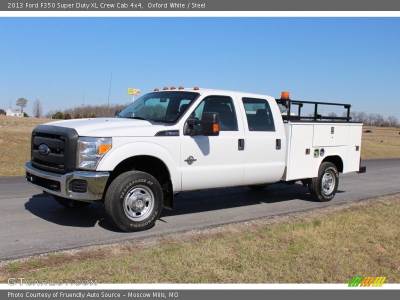 Oxford White / Steel 2013 Ford F350 Super Duty XL Crew Cab 4x4