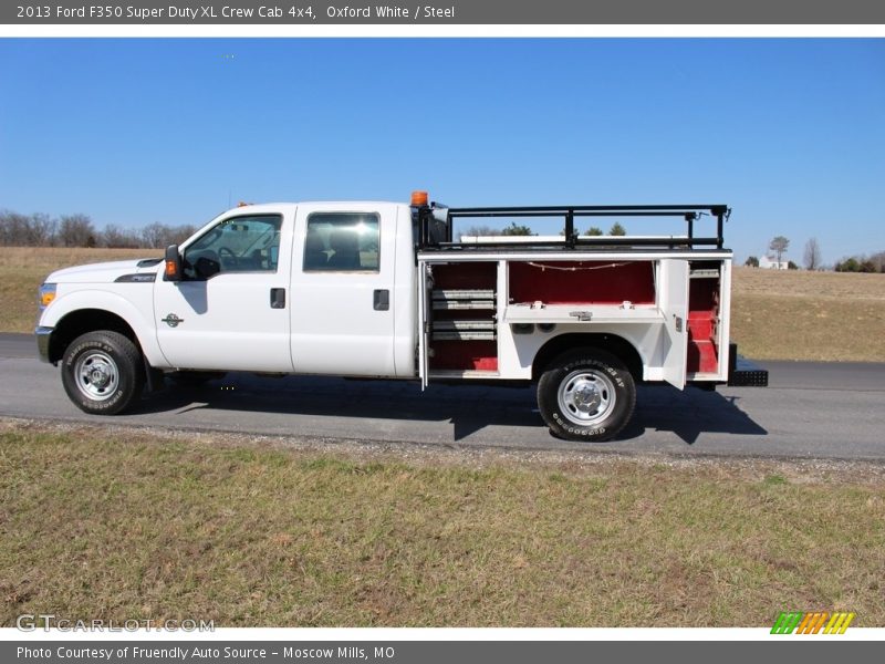 Oxford White / Steel 2013 Ford F350 Super Duty XL Crew Cab 4x4