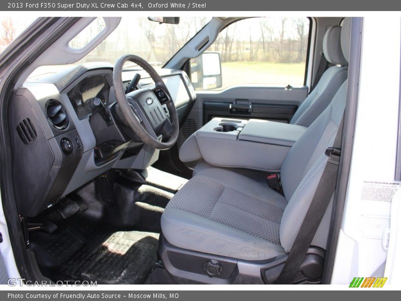 Oxford White / Steel 2013 Ford F350 Super Duty XL Crew Cab 4x4
