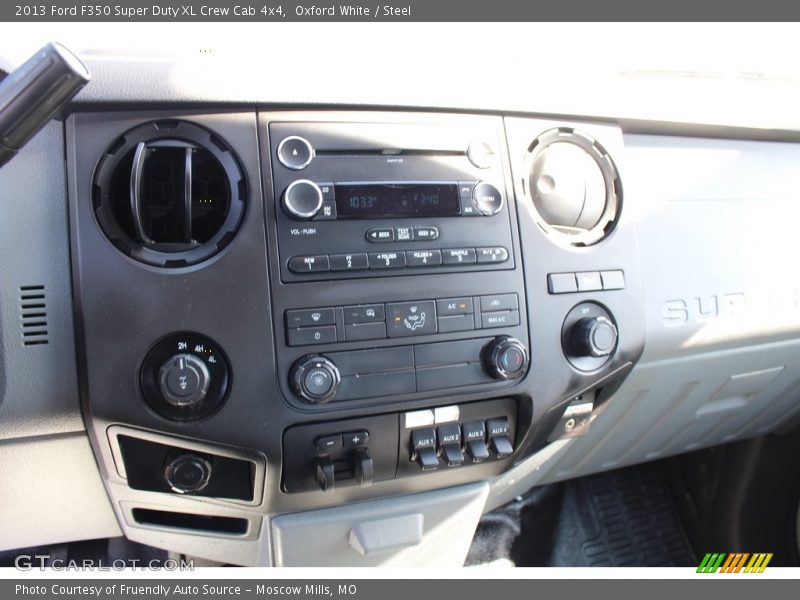 Oxford White / Steel 2013 Ford F350 Super Duty XL Crew Cab 4x4
