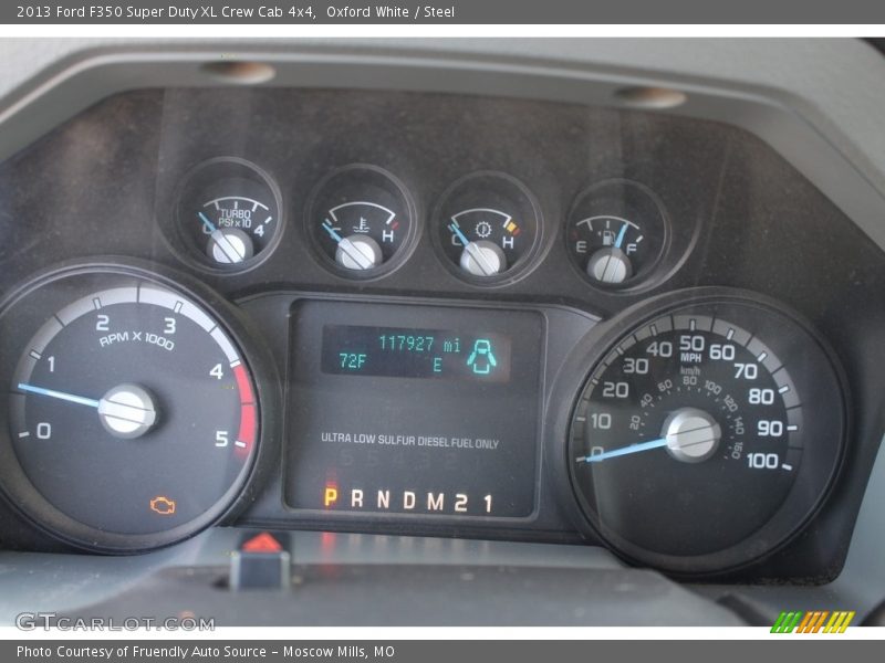 Oxford White / Steel 2013 Ford F350 Super Duty XL Crew Cab 4x4