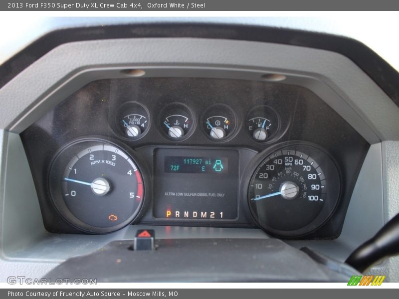 Oxford White / Steel 2013 Ford F350 Super Duty XL Crew Cab 4x4