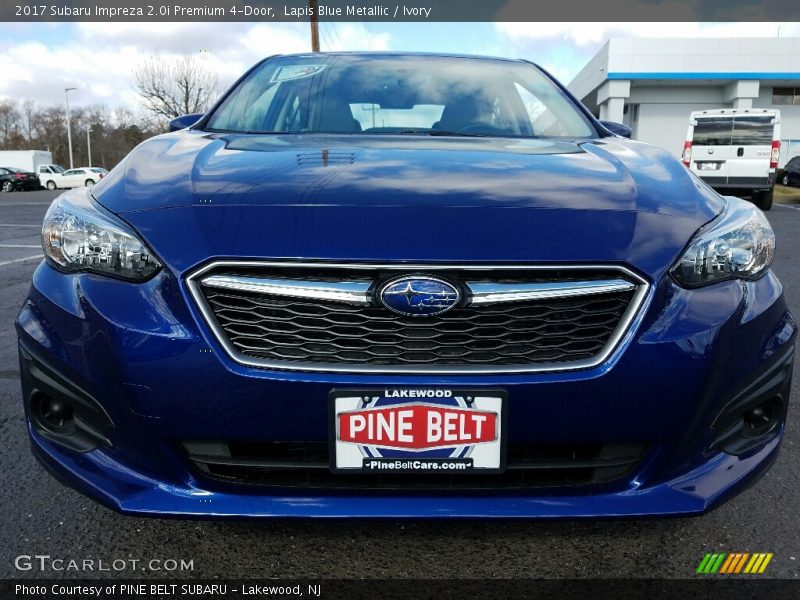 Lapis Blue Metallic / Ivory 2017 Subaru Impreza 2.0i Premium 4-Door