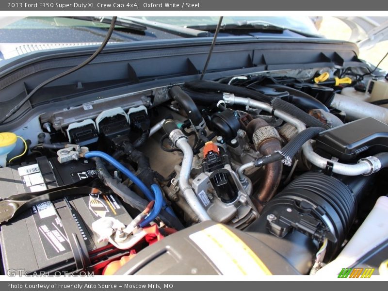 Oxford White / Steel 2013 Ford F350 Super Duty XL Crew Cab 4x4